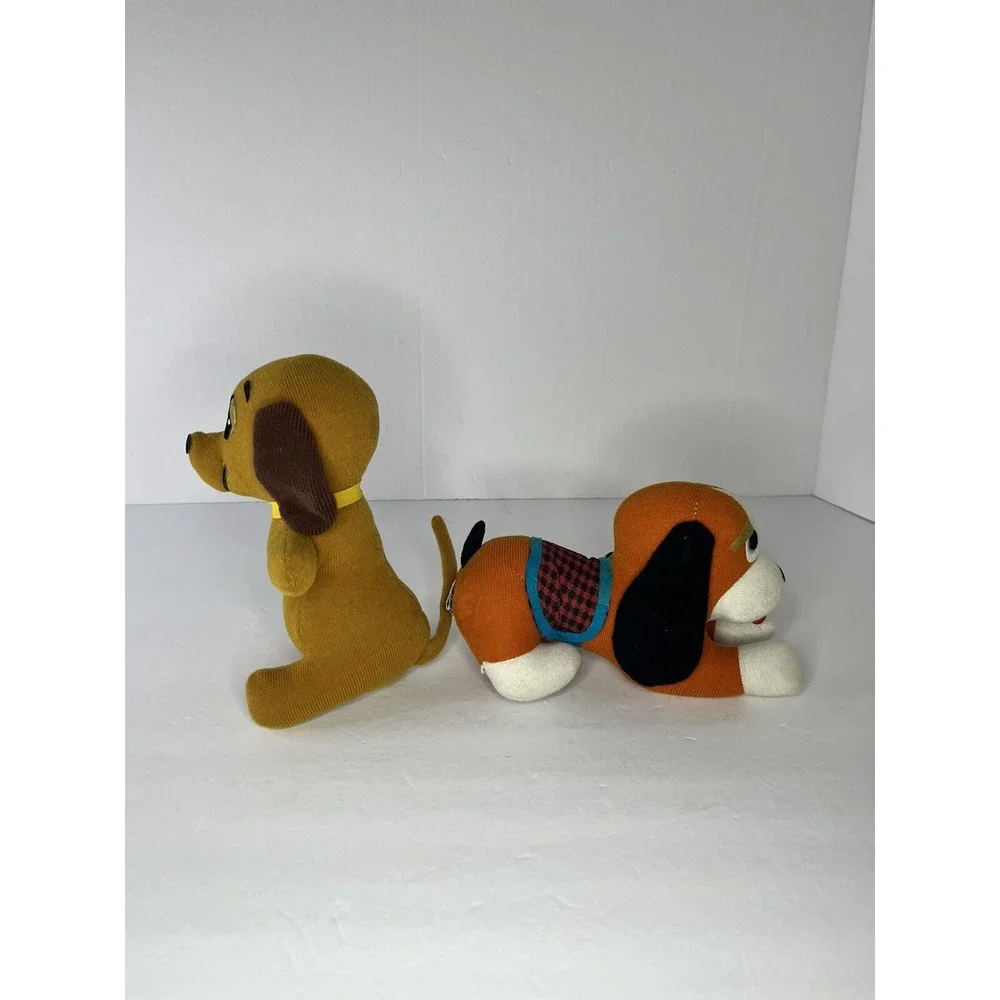Vintage Dakin Dream‎ Pets Brown and Orange Dog Stuffed Animals 1977-78 Plushies